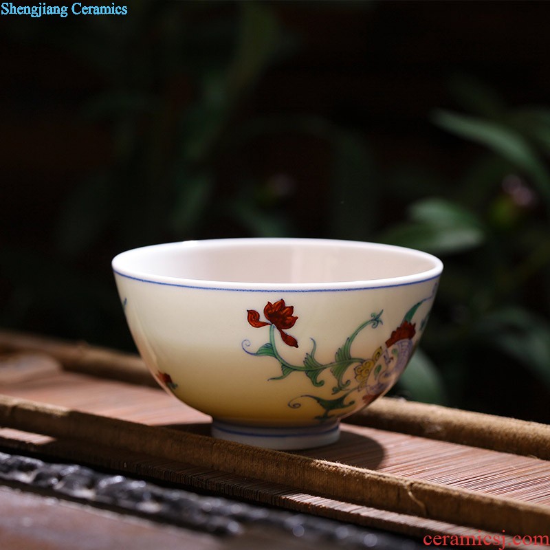 Longquan celadon jingdezhen ceramic tea set Porcelain of a complete set of manual kung fu tea tea, the tea ceremony