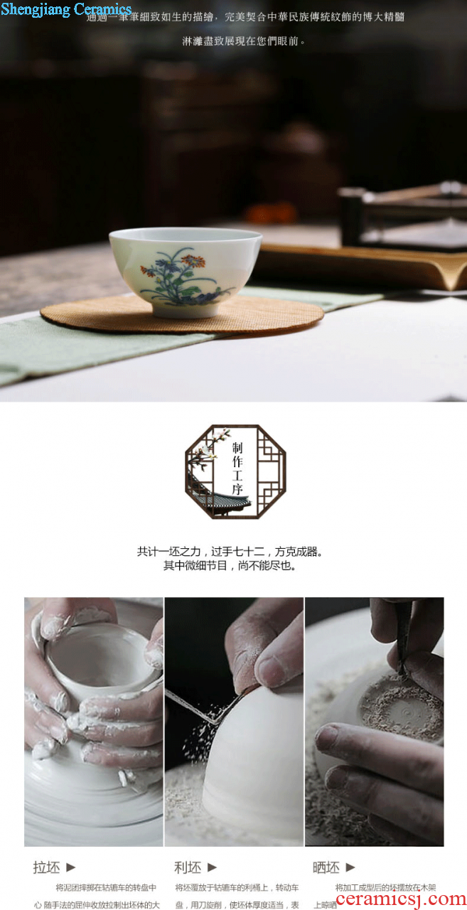 Nine domain of jingdezhen blue and white porcelain of fruit nut plate dry fruit tray double snacks of plate of the sitting room all the candy dish