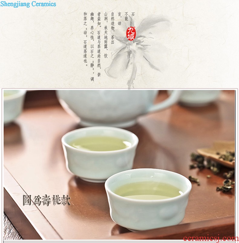 Jingdezhen ceramic cups With cover bone China mugs Glass glaze porcelain in the office meeting Colorful flowers