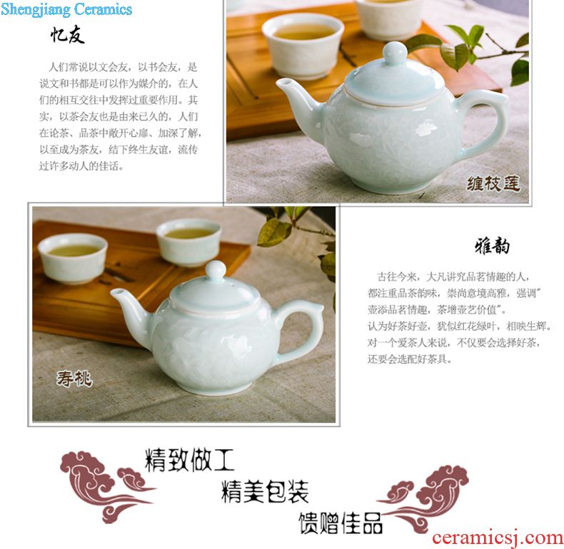 European style coffee set ceramic 15 sets of bone China coffee appliances red cup English afternoon tea