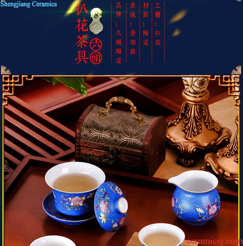 Jingdezhen ceramic cups with cover glass cups nine domain bone porcelain cup peony custom office cup tea cup