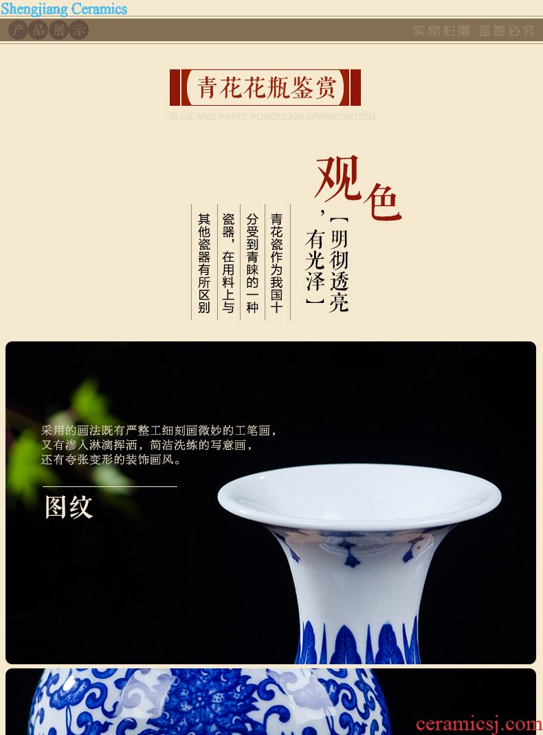 Jingdezhen ceramics furnishing articles home decorations hanging dish handicraft wine blue-and-white scented decorative plate