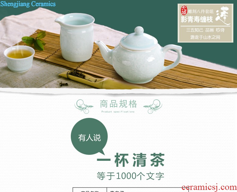 Archaize single sample tea cup cup cup of jingdezhen ceramic kung fu tea set hand-painted imitation qianlong alum red wufu cup