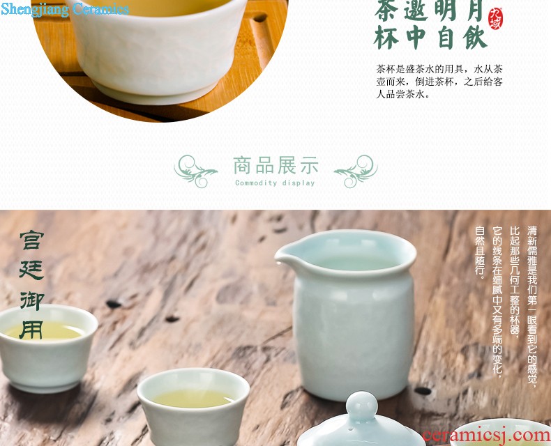 Archaize single sample tea cup cup cup of jingdezhen ceramic kung fu tea set hand-painted imitation qianlong alum red wufu cup