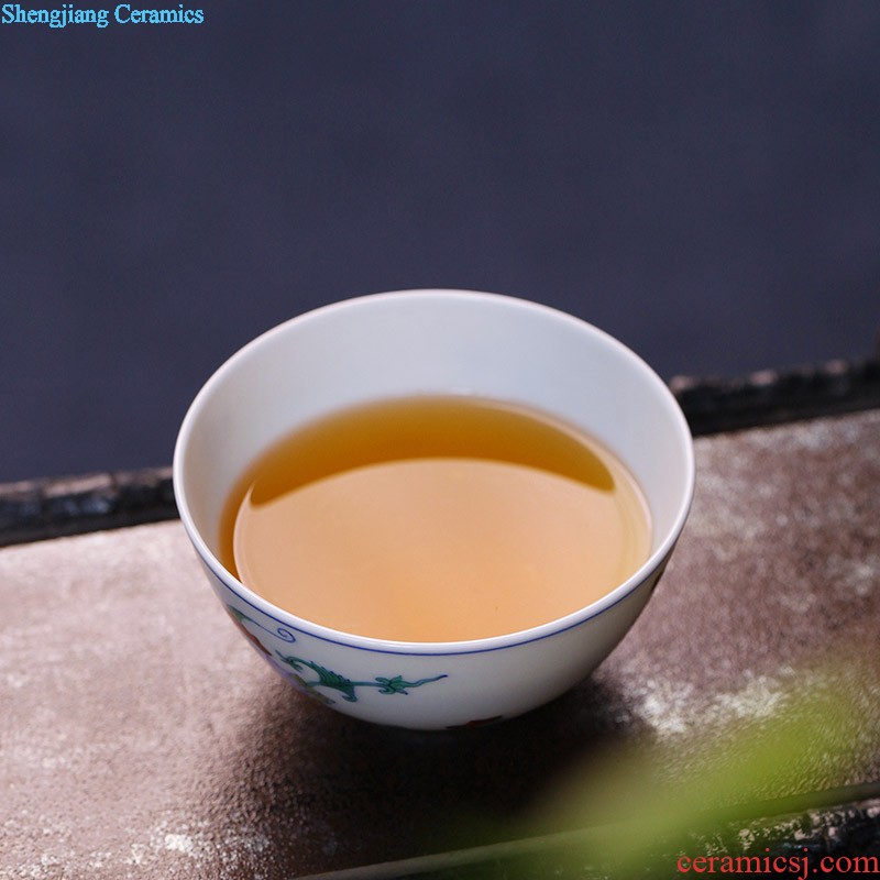 Longquan celadon jingdezhen ceramic tea set Porcelain of a complete set of manual kung fu tea tea, the tea ceremony