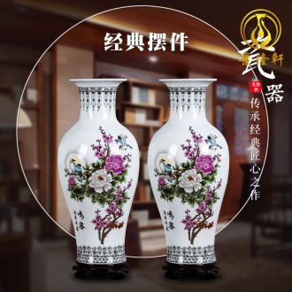 Ceramic floret bottle of archaize the jun porcelain kiln red Chinese style household adornment sitting room flower arranging, handicraft furnishing articles