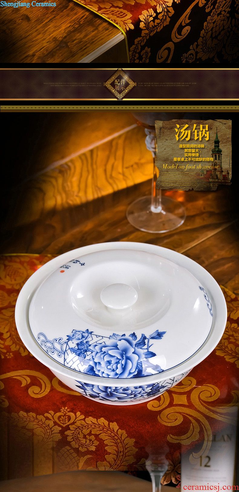 Tableware suit jingdezhen nine domain high-grade ceramic tableware 60 European household head dish dish wedding gifts