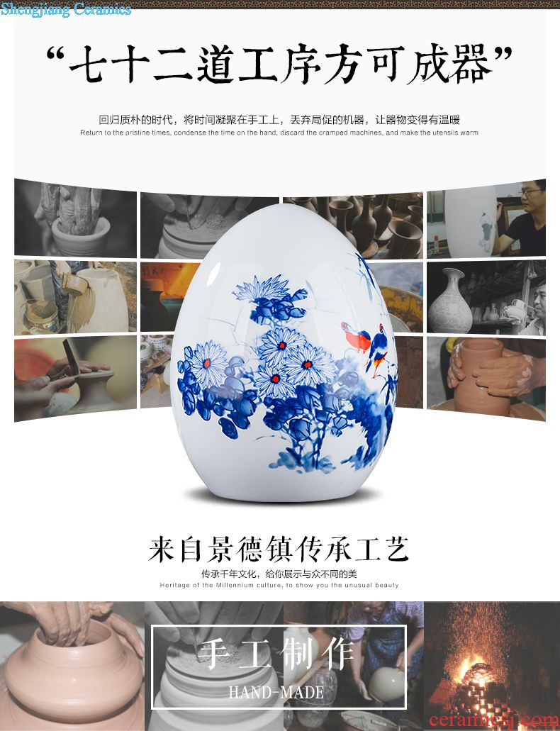 Jingdezhen ceramics wine ark adornment is placed small place office handicraft decoration household act the role ofing is tasted the living room