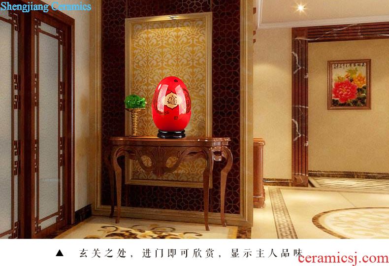 Jingdezhen ceramics wine ark adornment is placed small place office handicraft decoration household act the role ofing is tasted the living room