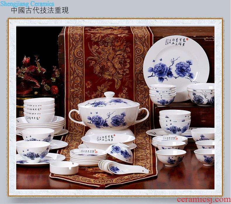 Jingdezhen ceramic cups with cover glass cups nine domain bone porcelain cup peony custom office cup tea cup