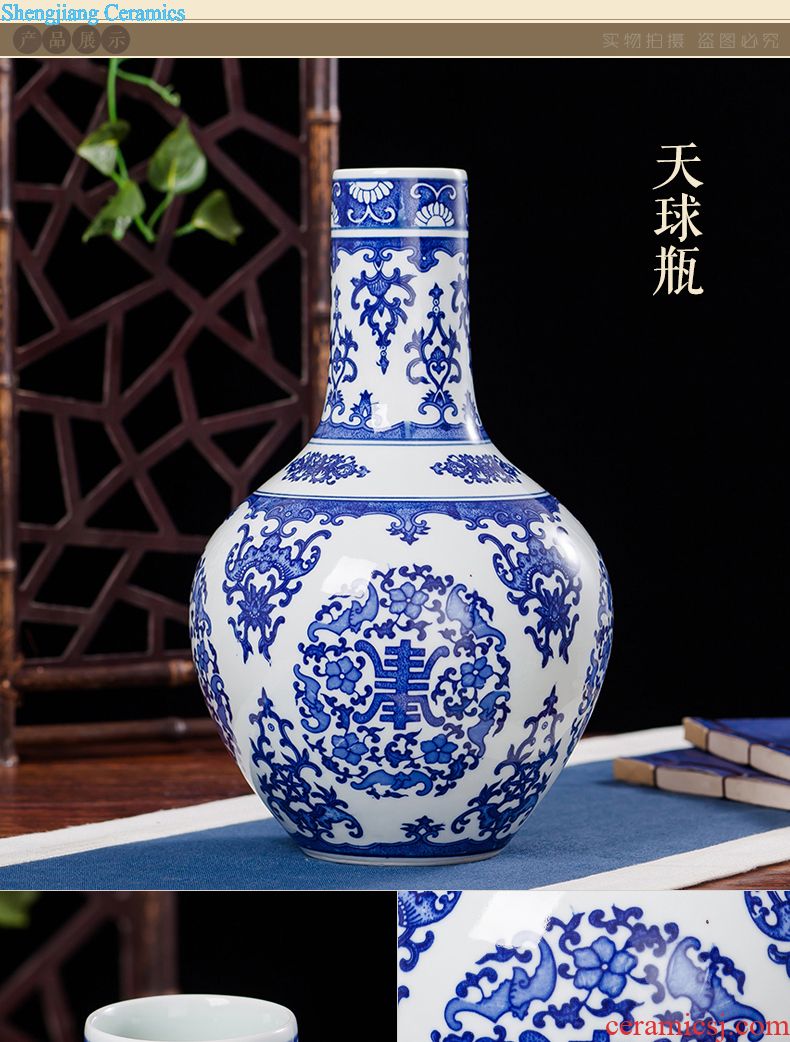 Jingdezhen ceramics furnishing articles household adornment hang dish wine festival arts and crafts the sitting room porch decorate dish