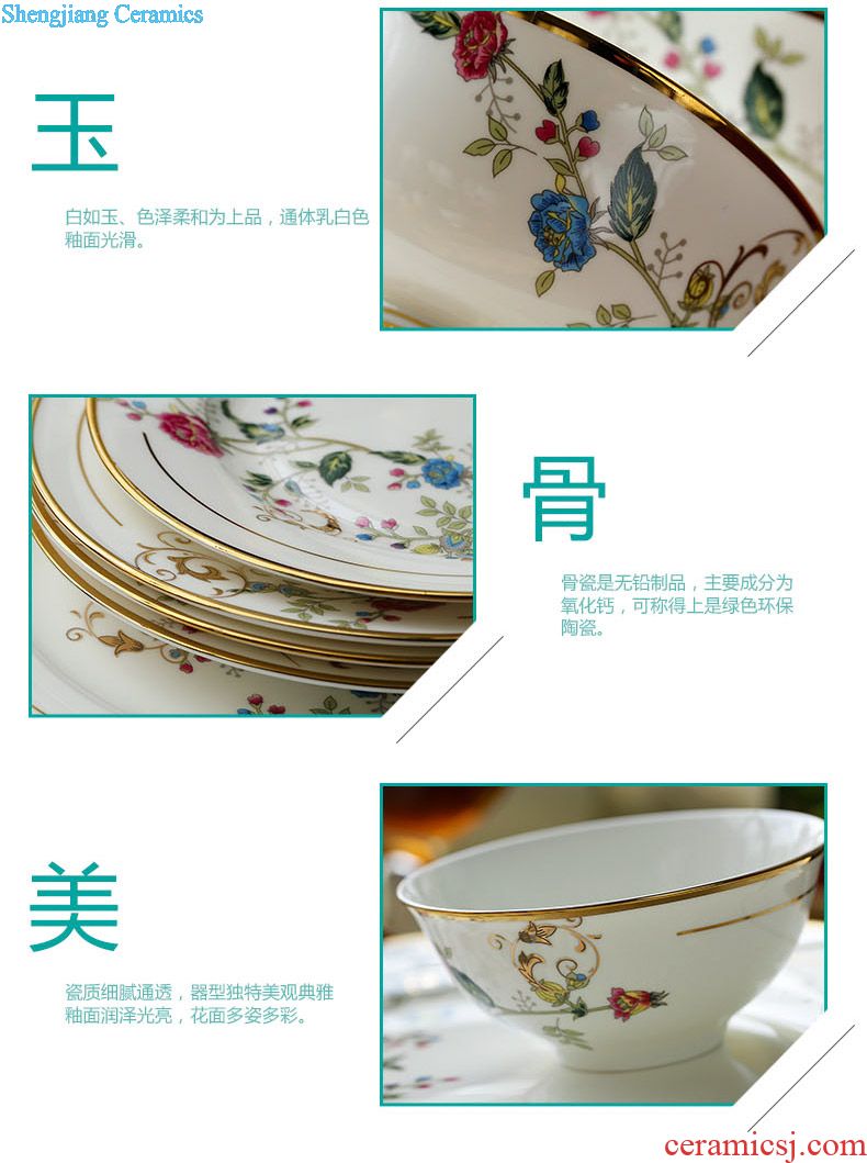 Nine domain Jingdezhen high-grade hotel banquet restaurant alloy alloy chopsticks chopsticks moistureproof mildew 10 pairs