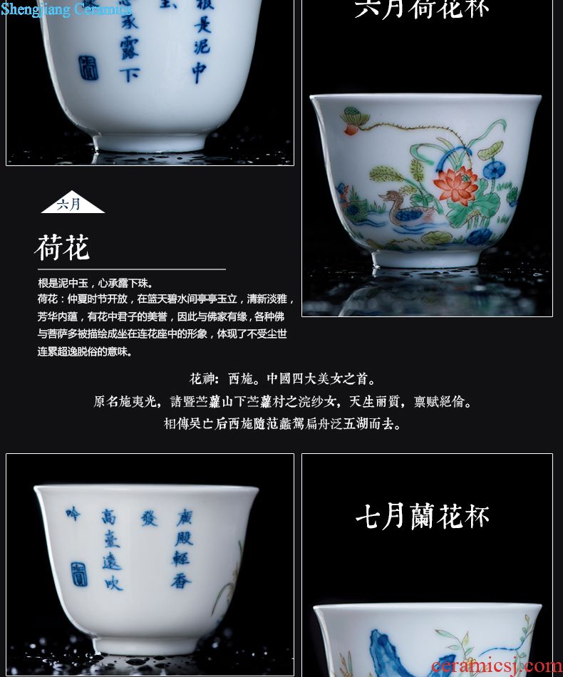 Jingdezhen blue and white porcelain dish dish dish bone porcelain tableware bone plate plate 6 inches Chinese style pastry cake plate