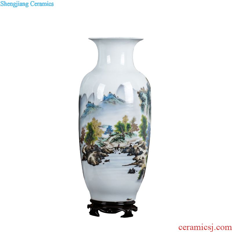 Ceramic floret bottle of archaize the jun porcelain kiln red Chinese style household adornment sitting room flower arranging, handicraft furnishing articles