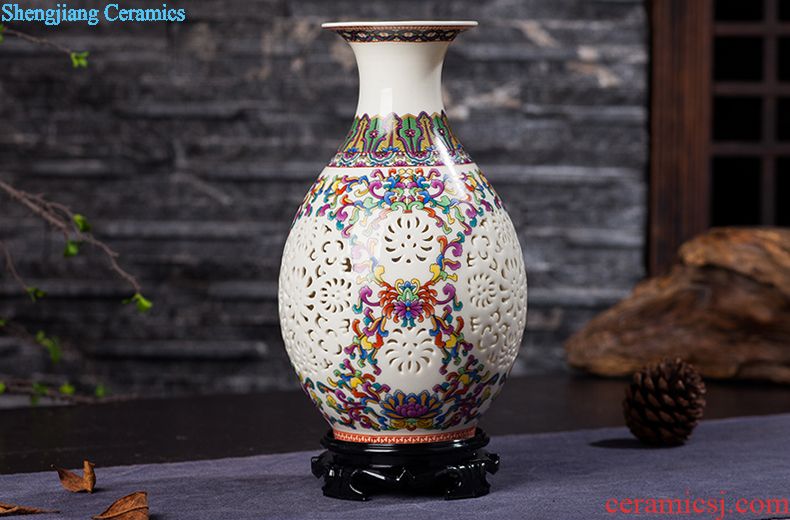 Jingdezhen ceramics, antique Ming and qing dynasty kiln crack vases furnishing articles flower arrangement home wine ark adornment furnishing articles