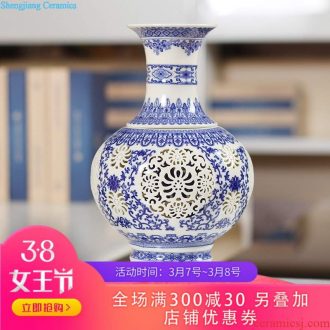 307 jingdezhen ceramic youligong beauties drunk gourd vases mini vase household adornment furnishing articles