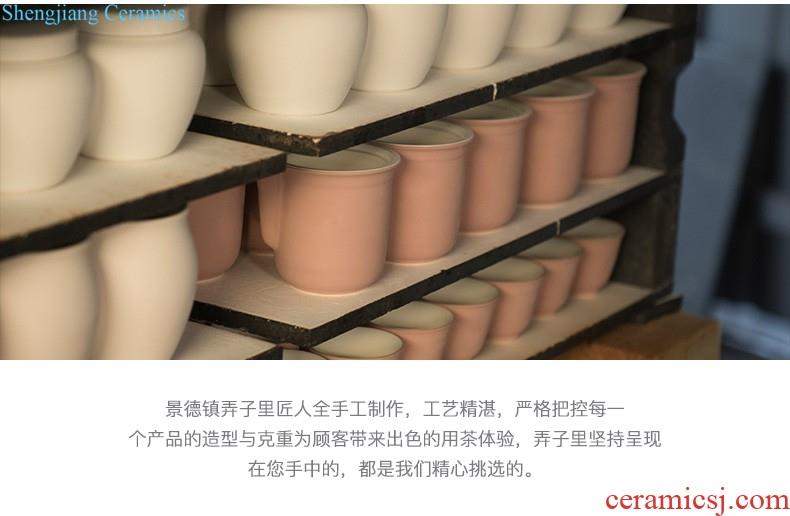 Jingdezhen ceramic tea pot large put tea POTS household seal pot with cover POTS to save tea POTS