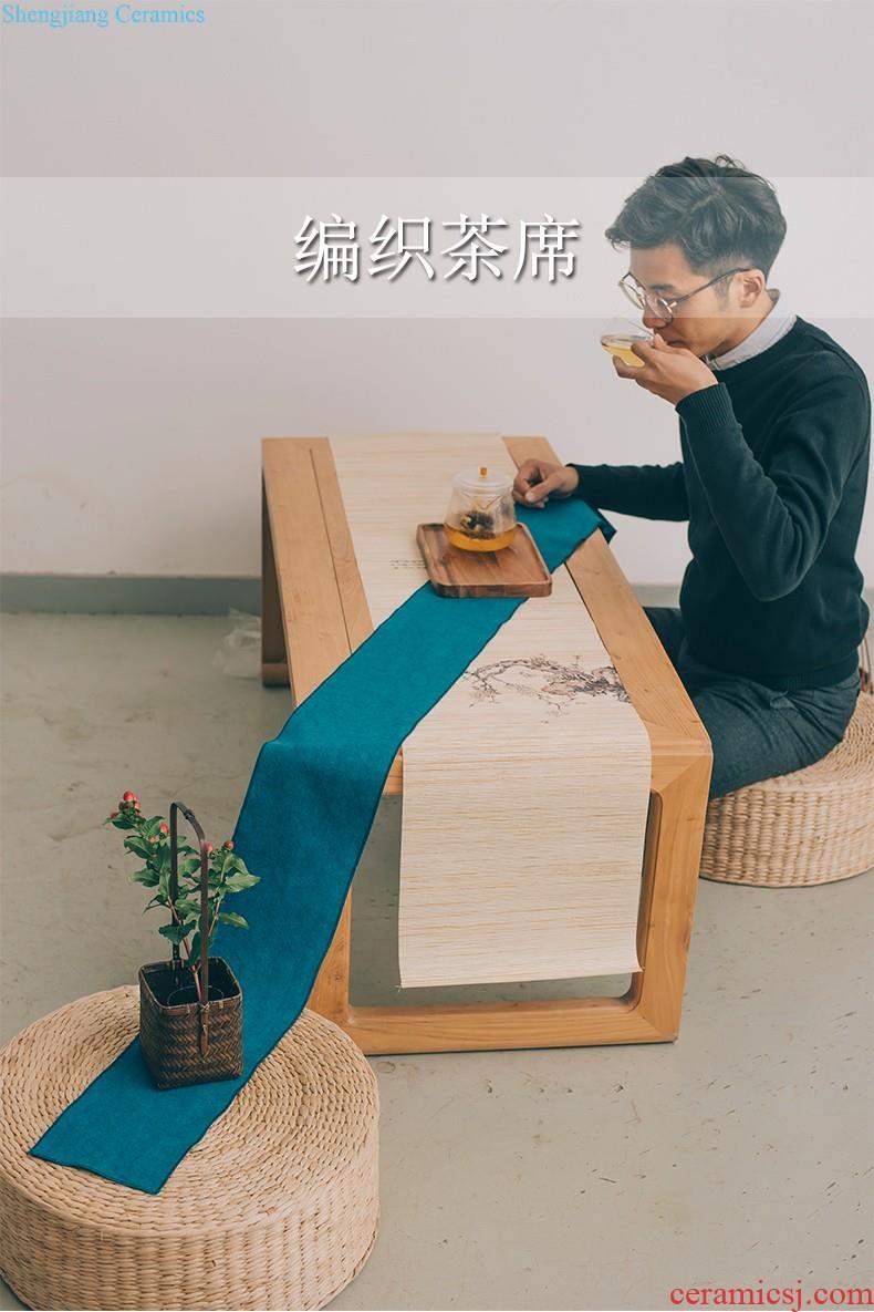 Get in six gentleman bamboo kung fu tea accessories receive ceramic tea accessories ChaGa suit tea tray furnishing articles