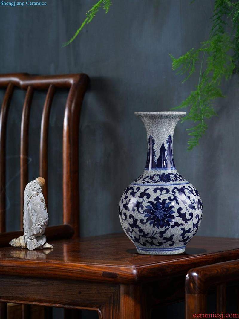 Jingdezhen ceramic vase furnishing articles porcelain vases, ceramic flower arranging flowers sitting room is contemporary and contracted household adornment