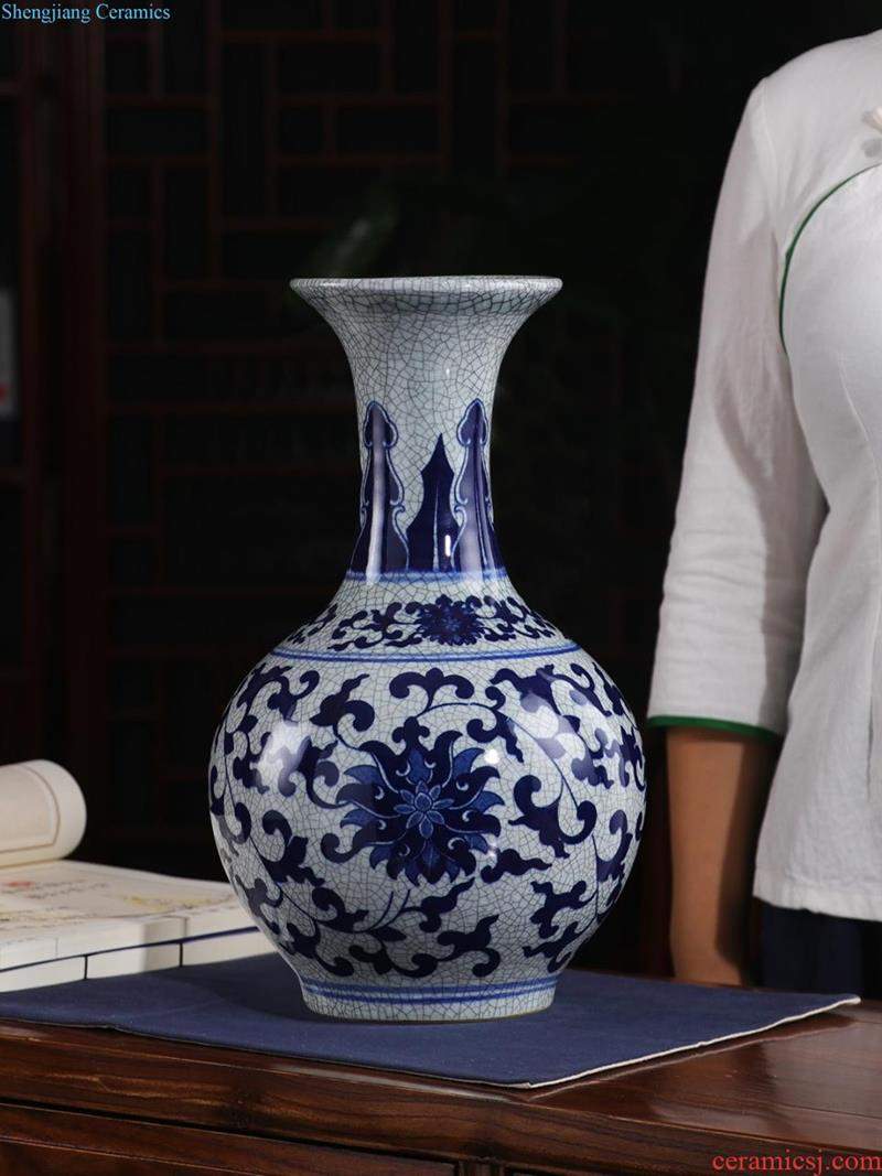 Jingdezhen ceramic vase furnishing articles porcelain vases, ceramic flower arranging flowers sitting room is contemporary and contracted household adornment