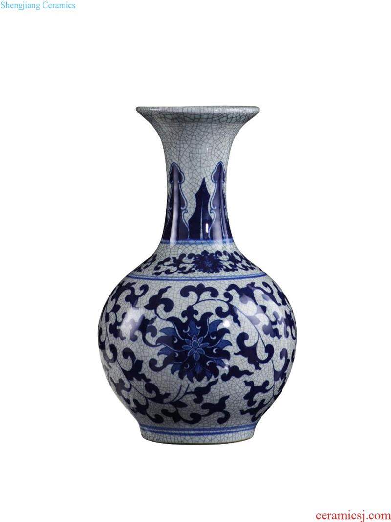 Jingdezhen ceramic vase furnishing articles porcelain vases, ceramic flower arranging flowers sitting room is contemporary and contracted household adornment