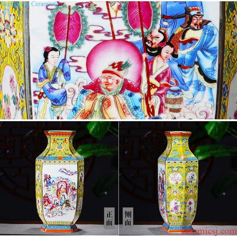 Jingdezhen ceramic vase furnishing articles antique porcelain flower Chinese style restoring ancient ways is contemporary and contracted sitting room ark adornment