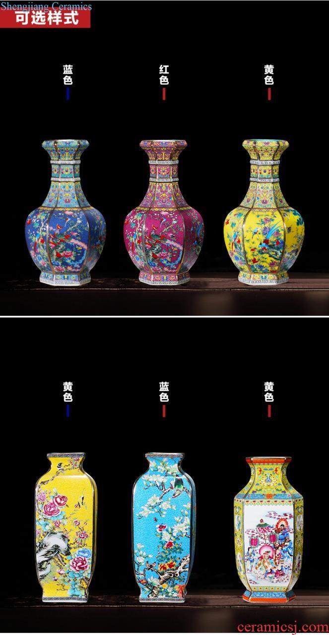 Jingdezhen ceramic vase furnishing articles antique porcelain flower Chinese style restoring ancient ways is contemporary and contracted sitting room ark adornment