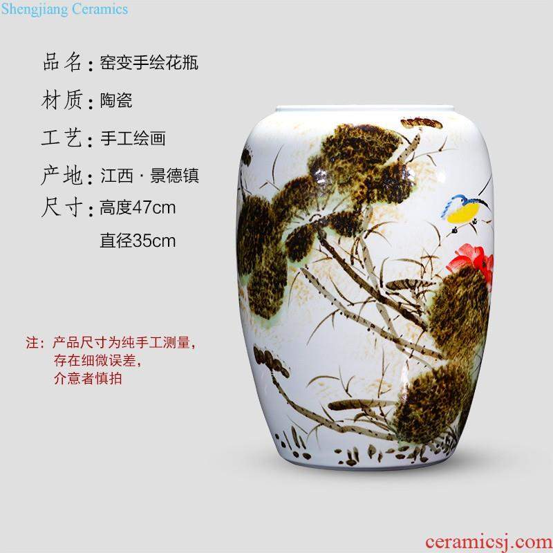 Hand-painted cornucopia of blue and white porcelain of jingdezhen ceramics feng shui plutus furnishing articles sitting room of new Chinese style household ornaments