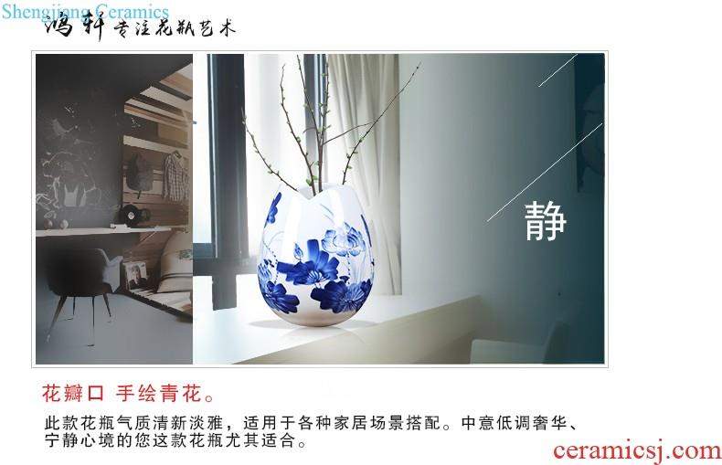 Jingdezhen ceramic furnishing articles snow cuhk aquarium water shallow narcissus basin water lily tortoise cylinder storage cylinder porcelain