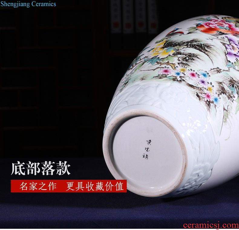 Jingdezhen ceramics Hand painted blue and white porcelain bowl Classic blue and white fruit Creative snacks compote home act the role ofing