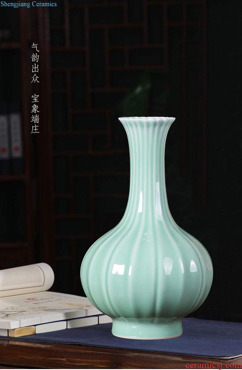 Jingdezhen ceramics furnishing articles tea cake tin ceramic storage tank is the seventh, peulthai the candy jar creative home sitting room adornment