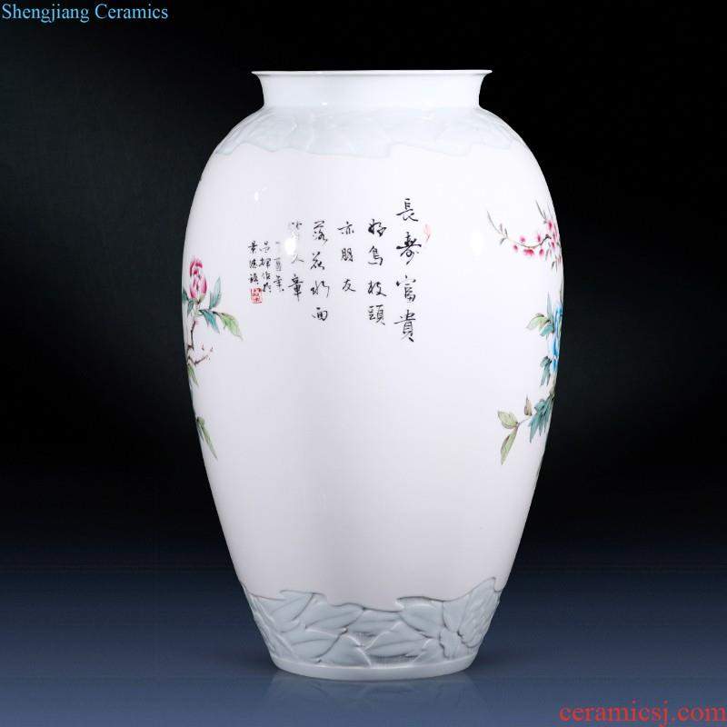 Jingdezhen ceramics Hand painted blue and white porcelain bowl Classic blue and white fruit Creative snacks compote home act the role ofing