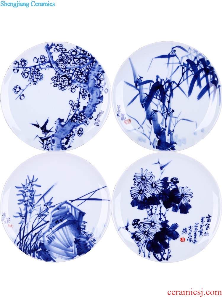 Jingdezhen ceramics Lrene hand-painted hang dish decorative plates Contemporary household fashion crafts are sitting room