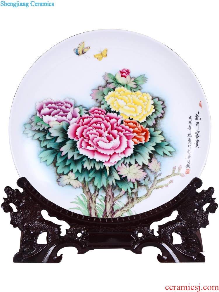 Jingdezhen ceramics furnishing articles Hand painted blue and white porcelain cheongsam characters crafts new sitting room of Chinese style household act the role ofing is tasted