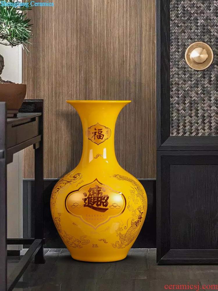 Jingdezhen ceramic vases, flower receptacle furnishing articles Archaize general pot of blue and white porcelain vase Home sitting room fashion accessories