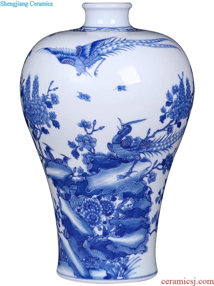 Jingdezhen ceramics imitation qing qianlong fuels the dragon celestial vase large new Chinese style club sitting room adornment