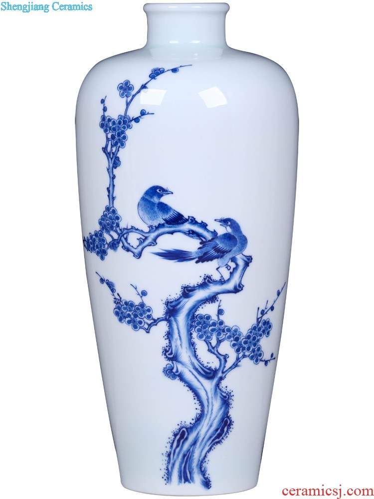 Jingdezhen ceramics feng shui furnishing articles hand-painted pastel ensemble with Chinese style living room decorations fortune