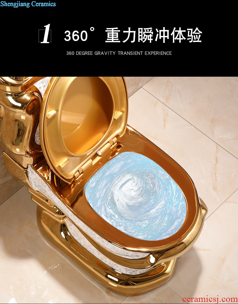 Art pillar basin ceramic floor pillar type lavatory toilet lavabo balcony one wash basin