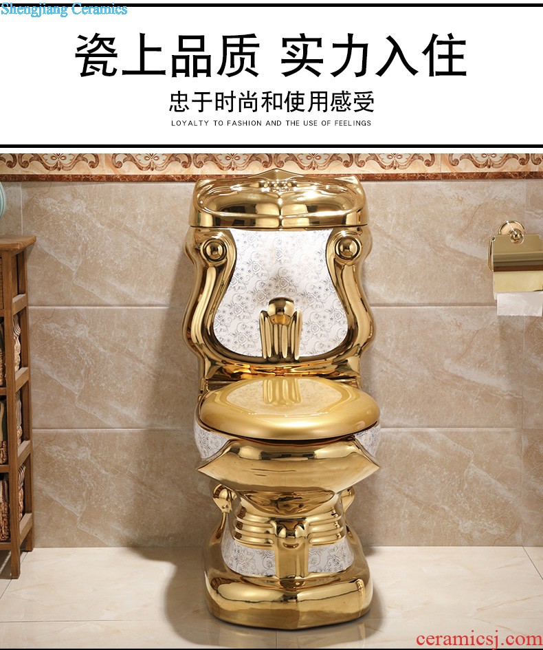 Art pillar basin ceramic floor pillar type lavatory toilet lavabo balcony one wash basin