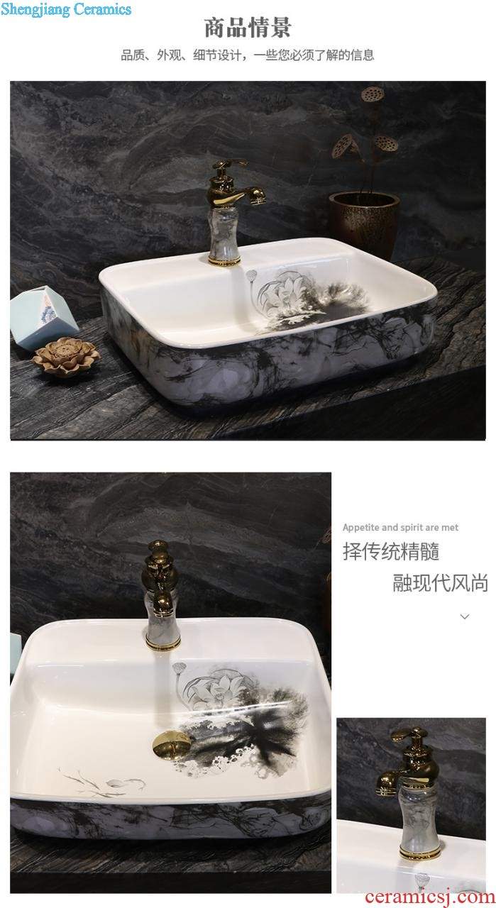 Ceramic art basin lavatory plate oval sink to wash your hands of household contracted the stage basin sink basin