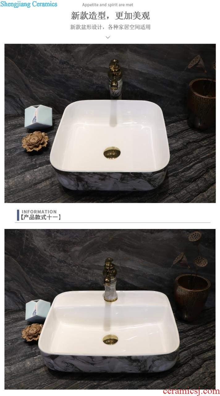 Ceramic art basin lavatory plate oval sink to wash your hands of household contracted the stage basin sink basin