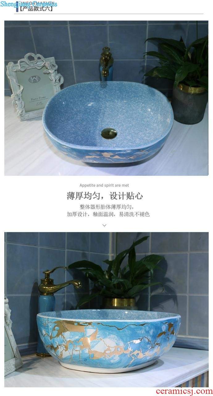 Vertical column column type lavatory Jane European ceramic lavabo toilet basin basin, wash gargle console