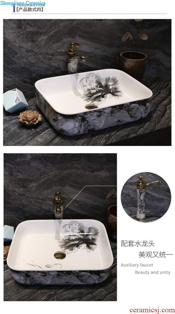 Ceramic art basin lavatory plate oval sink to wash your hands of household contracted the stage basin sink basin