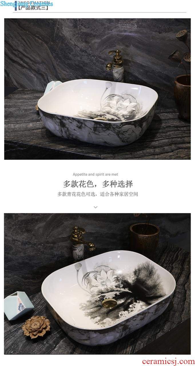 Ceramic art basin lavatory plate oval sink to wash your hands of household contracted the stage basin sink basin