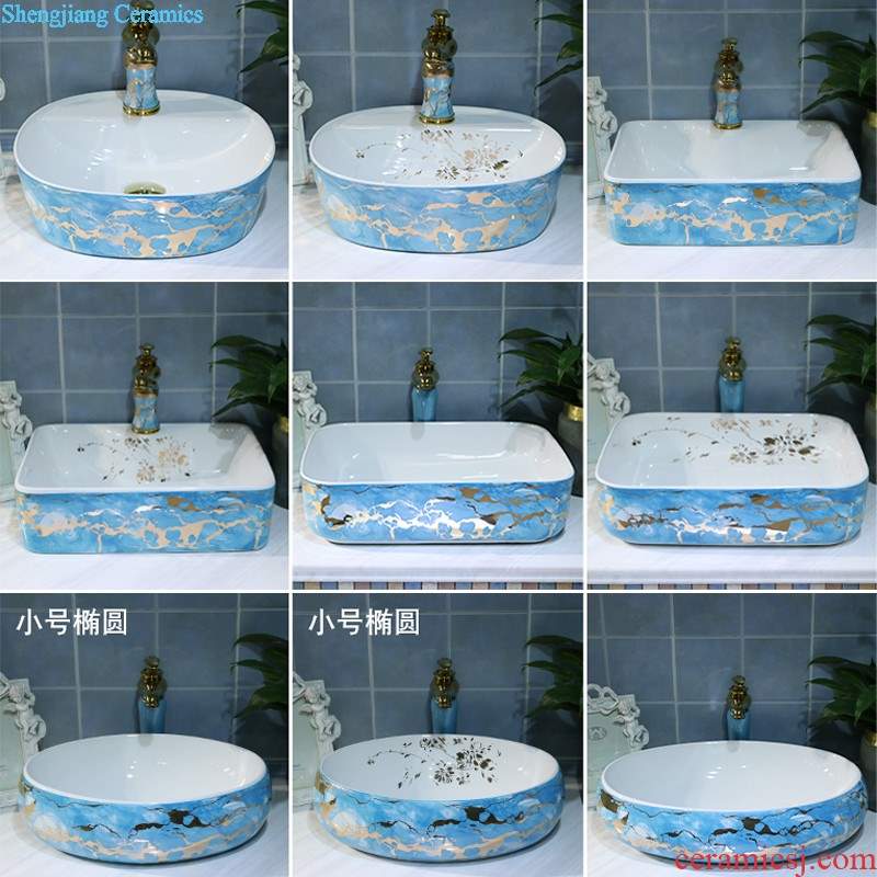 Vertical column column type lavatory Jane European ceramic lavabo toilet basin basin, wash gargle console