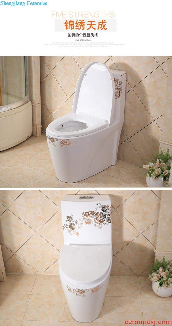 Gold cellnique double drive mop pool ceramic household balcony toilet wash basin floor type large mop pool