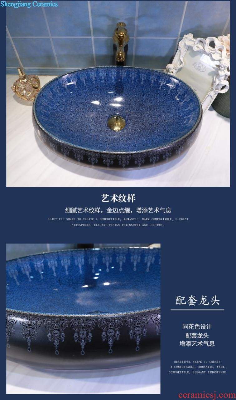 On the ceramic bowl lotus art basin sink basin bathroom sinks counters are contracted household