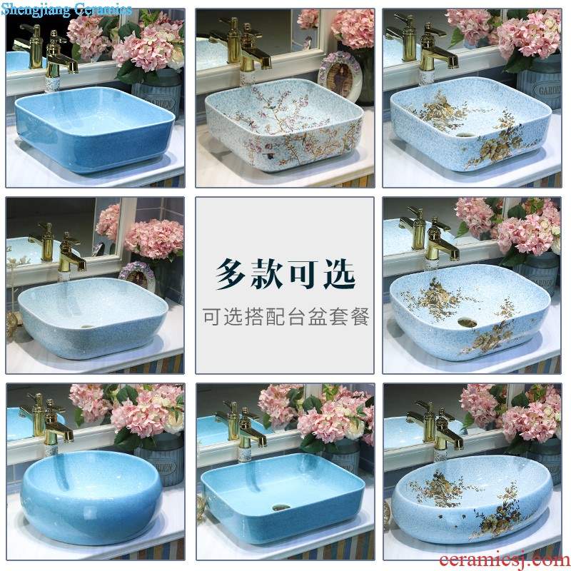 Stage basin to jingdezhen european-style lavabo household creative ceramic art contracted basin basin sinks