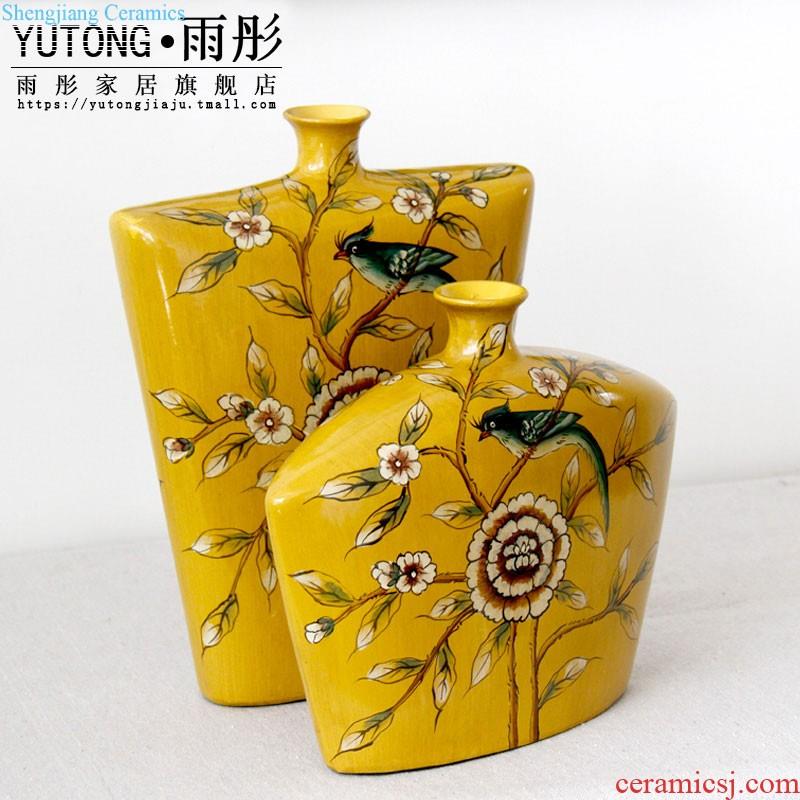 Home decoration porcelain of jingdezhen ceramic furnishing articles The lion sculpture porcelain decoration creative Chinese ice crack glaze technology