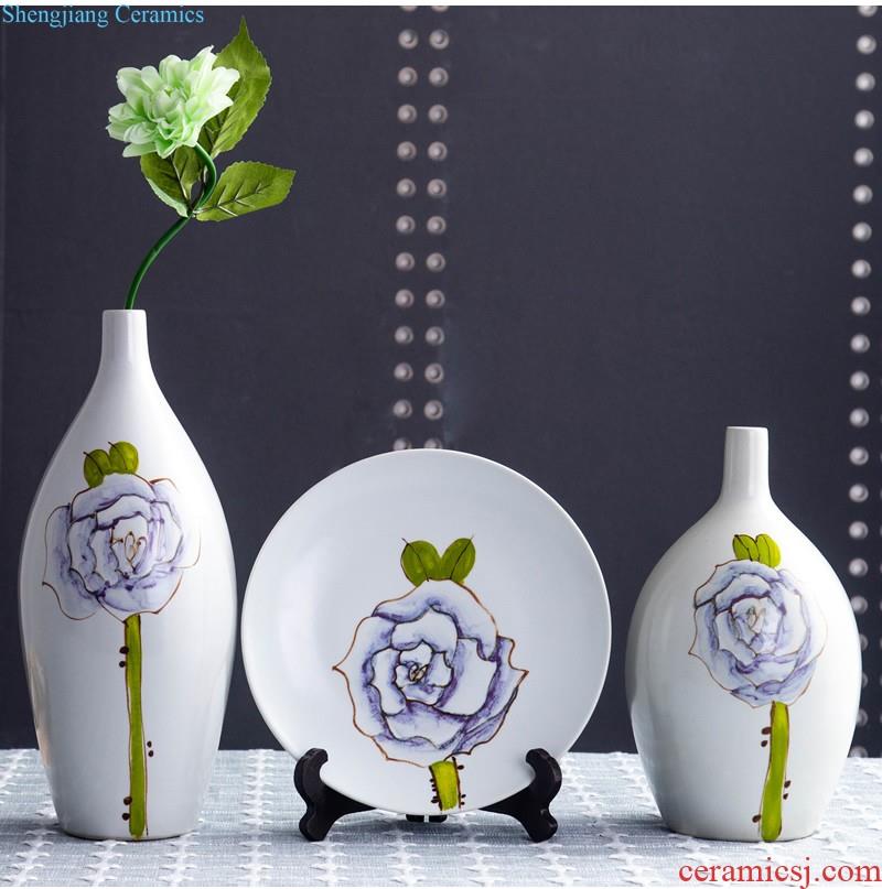 Jingdezhen ceramic animal furnishing articles white couple bird magpie household act the role ofing is tasted creative arts and crafts gift sitting room